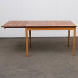 TEAK DINING TABLE EXTENDABLE BY NILS ROOTH- "Atle/292", 1960s, Hagafors.
