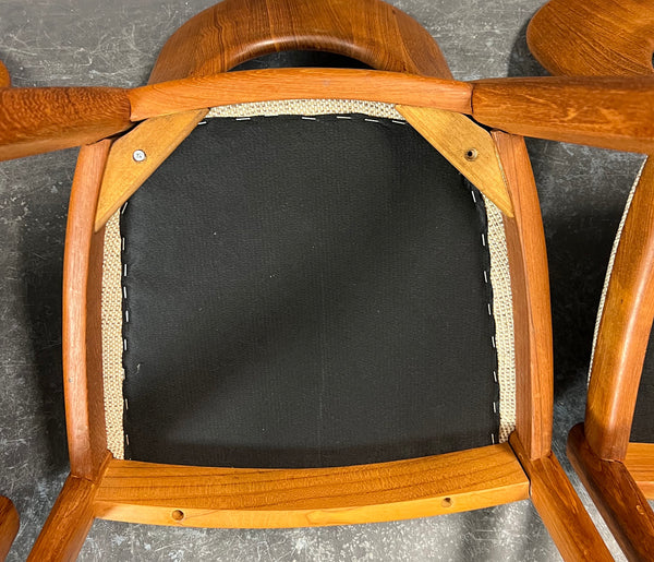 4 TEAK DINING CHAIRS BY KOEFOED