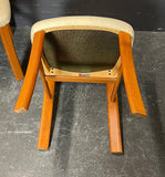 6 TEAK DINING CHAIRS