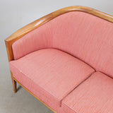 A walnut “Aristokrat” sofa by the Andersson Brothers. Helsingborgs Auktionskammare- BERTIL FRIDHAGEN