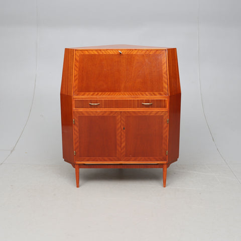 CORNER SECRETARY DESK, around the middle of the 20th century.