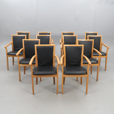Comfortable, sturdy  beech Armchairs