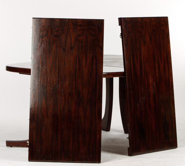 Fax Furniture. Rosewood Oval dining table.