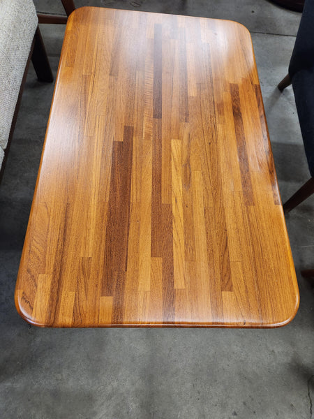 Solid teak coffee table