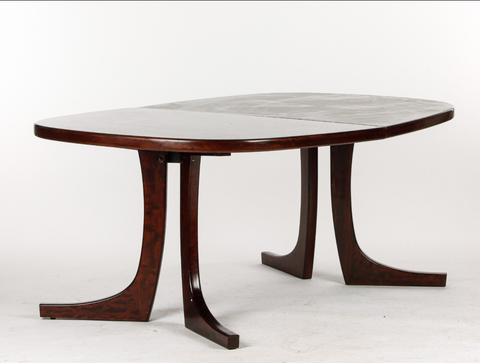 Fax Furniture. Rosewood Oval dining table.