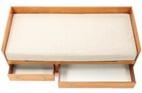 Teak bed with drawers ,Sailing Furniture Factory.