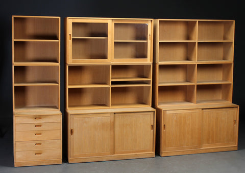 Teak shelving system  by Brouer, Denmark