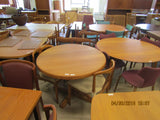 Round Solid Teak Dining Table