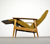 Adjustable lounge chair / easy chair from the 1960s