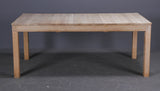 Ansager furniture factory, solid beech dining table, soap-treated beech