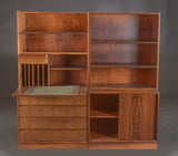 ES Møbler Silkeborg. Shelving system, rosewood