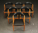 Kai Kristiansen. Six chairs made in oakwood, model 31 (6)