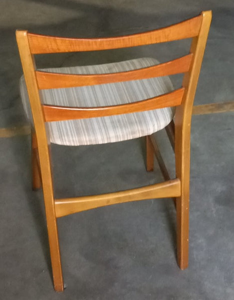 Six Danish teak high back chair