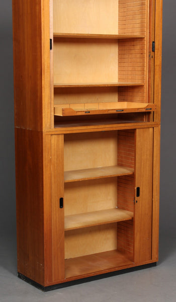 Nipu. File cabinet with upper part, teak wood (2)