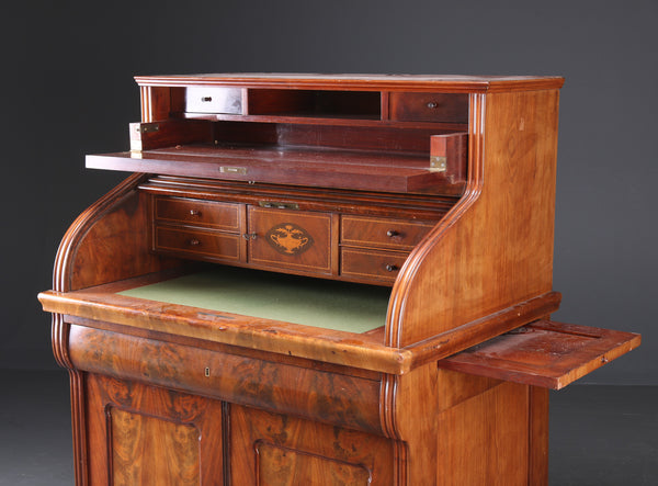 Mahogany roll top desk 1900s