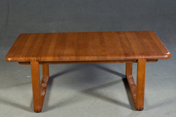 Solid Teak 2" top massive Coffee table.*