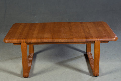 Solid Teak 2" top massive Coffee table.*