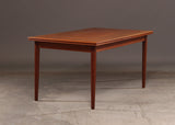Teak Dining Table With Dutch Leaves