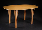 Oval Beech Table by Juhl Kristensen