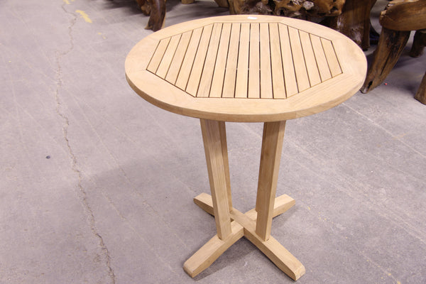 Grade A Solid Teak Outdoor Round Table For Two