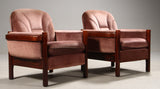 Danish furniture manufacturer. Pair of armchairs (2)