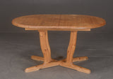 Solid Pine Dining table with two solid pine leaves