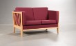 Stouby. Beautiful 2 seater. sofa, solid beech wood frame.