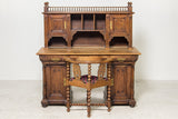 Traditional, vintage  Danish oak desk and chair