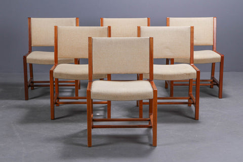 Mahogany chairs  by  Christian Hvidt for Søborg Møbler.