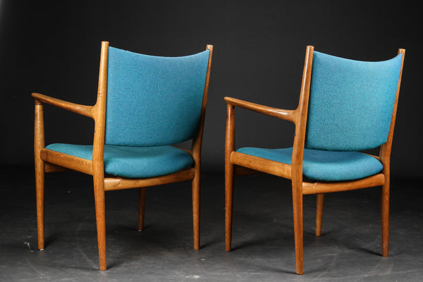 Hans J. Wegner Oak Chairs, Model # GE265