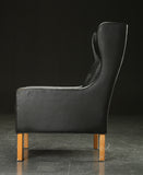 Leather Armchair by Mogens Hansen