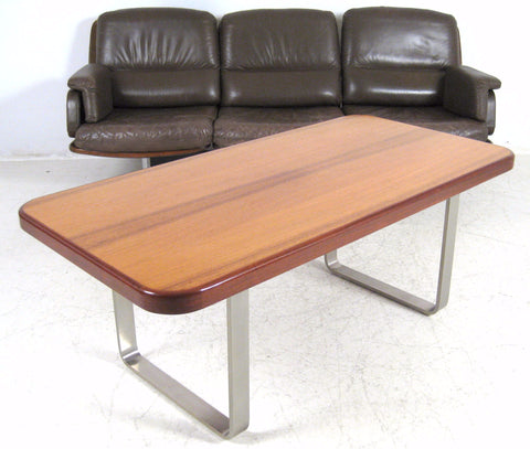 Rosewood / Steel Coffee  Table