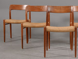 Teak Chairs by Niels O. Moller