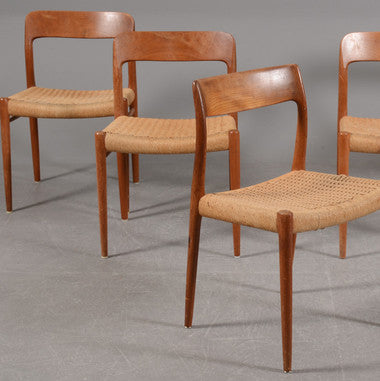 Teak Chairs by Niels O. Moller