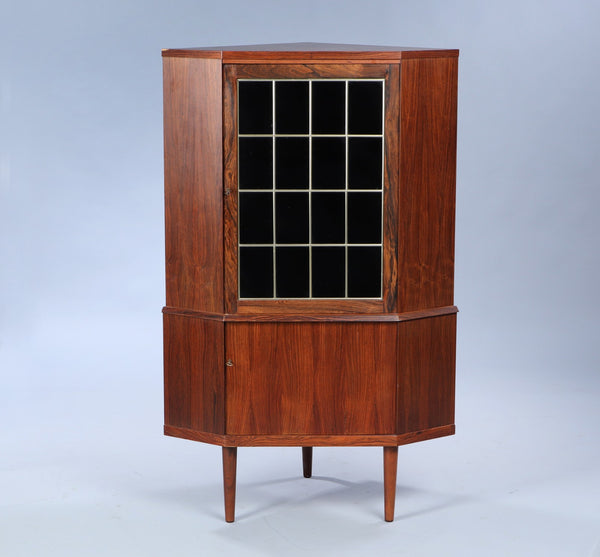 Danish furniture manufacturer. Corner cabinet in rosewood*