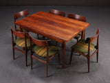 Rosewood Dining Chairs, Made in Denmark