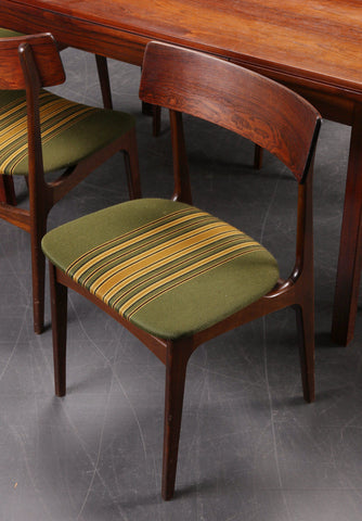 Rosewood Dining Chairs, Made in Denmark