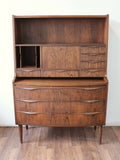 Rosewood Secretary Desk Unit  by Ib Kofod-Larsen and manufactured by A. Andersen & Bohm