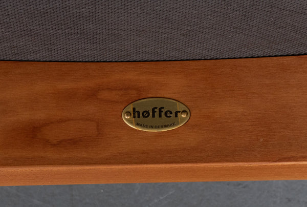 K. Høffer Larsen:  Six dining chairs - SOLID cherry wood