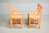 Dining Chairs Pine with Paper Cord Seats/