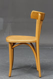 Side View of Beech Wooden Chair