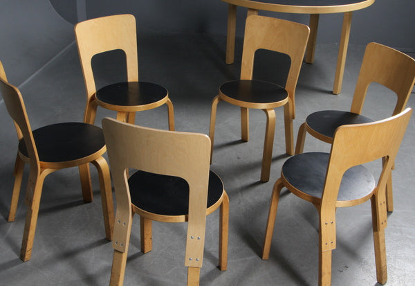 Model #66 Dining Chair by Alvar Aalto