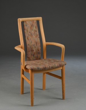 Set of four Armchairs and two Chairs in Beech