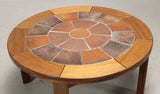 Haslev. Coffee table with tiles