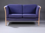 Loveseat by Stouby with beech frame