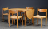 Oak Dining Chairs with Papercord Seats