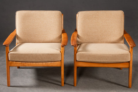 Teak Armchairs
