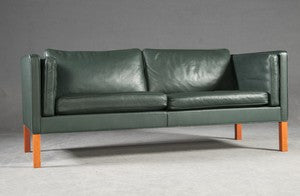Leather Sofa by Borge Mogensen for Fredericia Stolefabrik Model 2335
