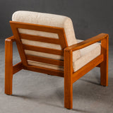 Teak Armchair with finger joints