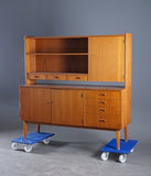 Teak sideboard and hutch